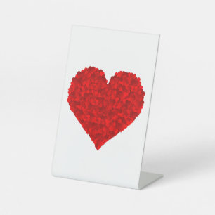Signe De Table Red Heart Love Valentines for Girlfriend Femmes Lu