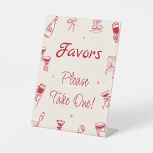 Signe De Table Red Thats Amore Fête des mariées Favoriser