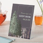 Signe De Table Redwoods & Bark, Mariage rustique (In SItu)