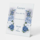 Signe De Table Regency Bridgerton Blue Roses Cameo (Recto)