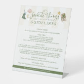 Signe De Table Règles de lignes directrices sur l'échange de cade (Recto)