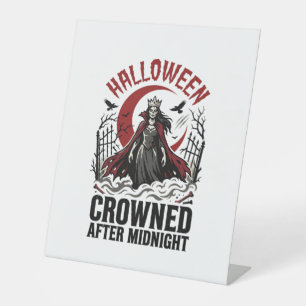 Signe De Table Reine Halloween des morts-vivants Lever de minuit
