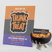 Signe De Table Rejoignez-nous pour discuter ou traiter Halloween