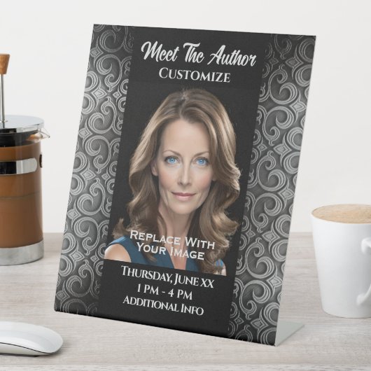 Signe De Table Rencontrez l'auteur frontière texturée (In SItu)