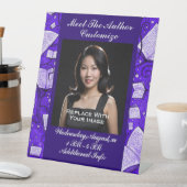 Signe De Table Rencontrez L'Auteur Livres Purple (In SItu)