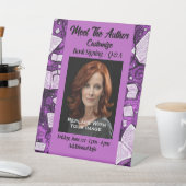 Signe De Table Rencontrez L'Auteur Livres Rose (In SItu)