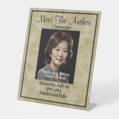 Signe De Table Rencontrez L'Auteur Simple Light (Recto)