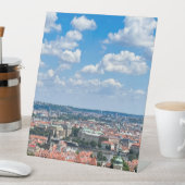 Signe De Table République tchèque. Prague. Vue époustouflante Coq (In SItu)