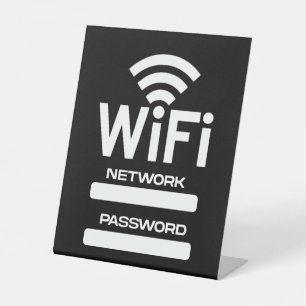 Signe De Table Réseau Wi-Fi