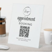 Signe De Table Réservation de rendez-vous QR Code Entreprise (In SItu)