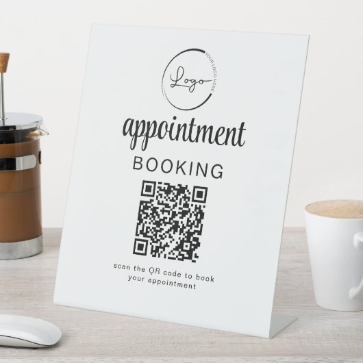 Signe De Table Réservation de rendez-vous QR Code Entreprise (In SItu)