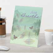 Signe De Table Respire le papillon Feuille Green Mountain (In SItu)