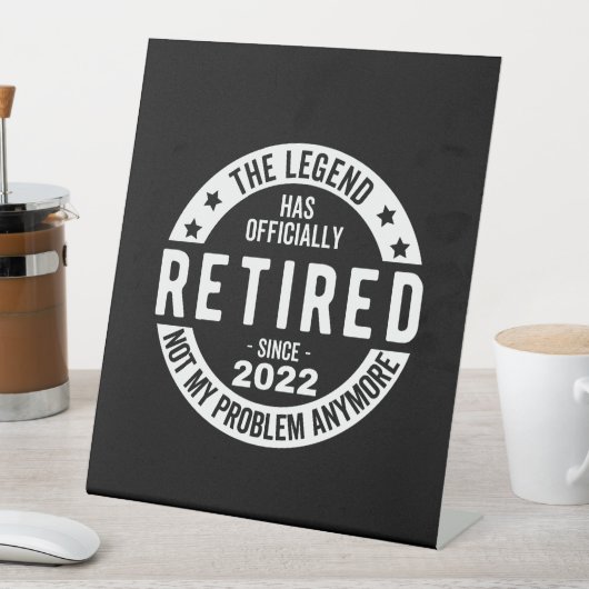 Signe De Table Retired 2022 (In SItu)