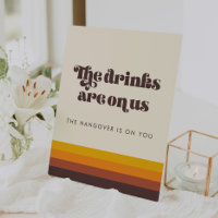 Retro 60s Vintage Mid Century Mariage Open Bar