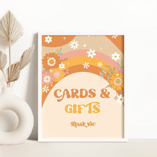 Signe De Table Retro cartes bébé super et cadeaux