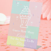 Signe De Table Retro Devinez Combien De Baisers Jeu