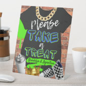 Signe De Table Retro Hip hop Urban Prenez un soin (In SItu)