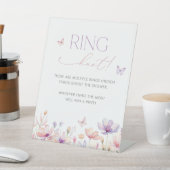 Signe De Table Ring Hunt Sign Bridal Shower Game Butterfly (In SItu)
