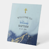 Signe De Table Rivières de l'eau vive Baptême chrétien orthodoxe (Recto)