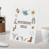 Signe De Table Rodéo Anniversaire de la station d'eau Hole (In SItu)