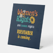 Signe De Table Roevember vient Floral Word Art (Recto)