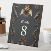 Signe De Table Romance gothique, Dans l'ombre de l'amour. (In SItu)