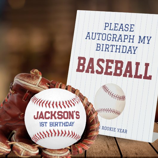 Signe De Table Rookie de l'année Autograph my Birthday Baseball