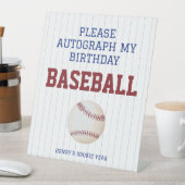 Signe De Table Rookie de l'année Autograph my Birthday Baseball (In SItu)