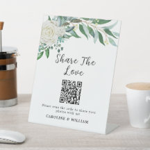 Rose blanche Vert Partager L'Amour Photo