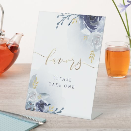 Signe De Table rose bleu favorise le guéridon (In SItu)