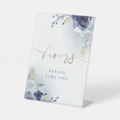 Signe De Table rose bleu favorise le guéridon (Recto)