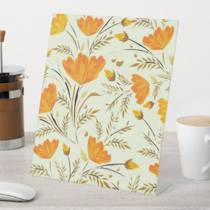 Signe De Table Rose jaune