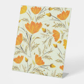 Signe De Table Rose jaune (Recto)