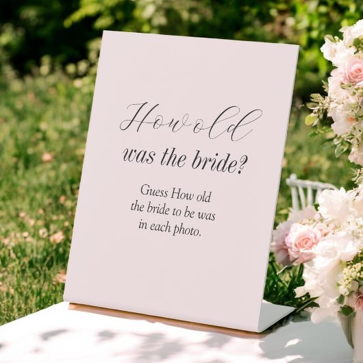 Signe De Table Rose l'âge de la Fête des mariées de mariée