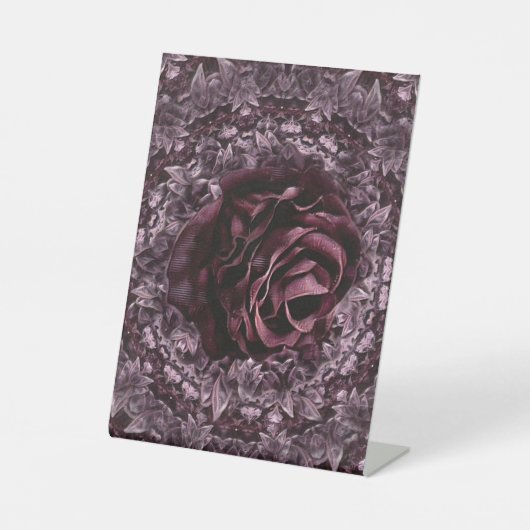 Signe De Table Rose Mandala (Recto)