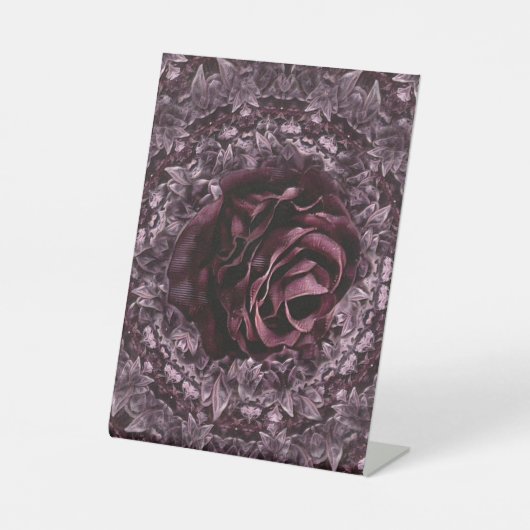 Signe De Table Rose Mandala (Recto)