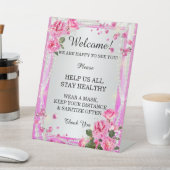 Signe De Table Roses Et Perles Roses Roses Roses Et Perles Mariag (In SItu)