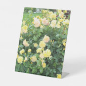 Signe De Table Roses jaunes (Recto)
