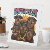 Signe De Table Rottweiler (In SItu)