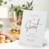 Signe De Table Rouille | Table de dessert de Mariage de script ma