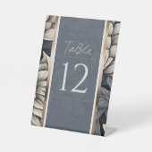 Signe De Table Royal Blue & Champagne Blanc (Recto)