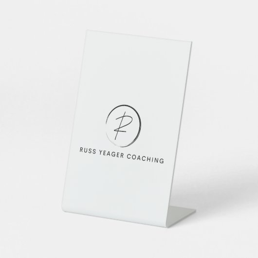 Signe De Table Russ Yeager Coaching Signature Logo (Recto)