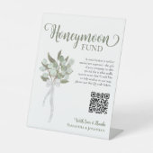 Signe De Table Russe Eucalyptus Bouquet Honeymoon Fund Code QR (Recto)