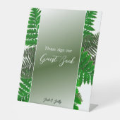 Signe De Table Rustic Botanical Fern Wedding (Recto)