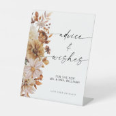 Signe De Table Rustic Fall Leaves Conseils & Wings Pedes (Recto)