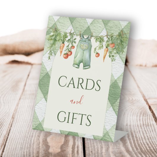 Signe De Table Rustic Gender Neutral Little Sprout Baby Shower