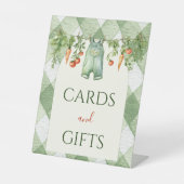 Signe De Table Rustic Gender Neutral Little Sprout Baby Shower (Recto)