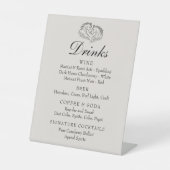 Signe De Table Rustic Horse Western Mariage campagnard Bar Boisso (Recto)