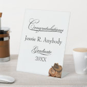 Signe De Table Rustic Western Graduation (In SItu)