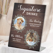 Signe De Table Rustique Mariage Signature Boissons Animaux de com